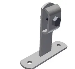 Фото №0 Держатель прута на пластине L-60мм GT (ИМП)