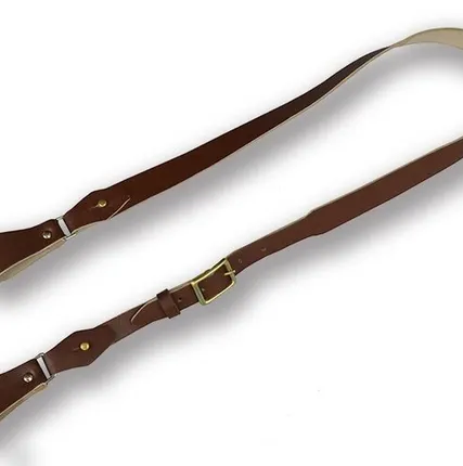 Фото №0 Портупея одноплечевая офицерская кожаная (коричневая)