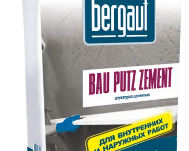 фото Штукатурка Bergauf Bau Putz Zement 25 кг