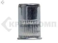 фото Заклепка с внутренней резьбой уменьшенный бортик, Белый цинк м6х1,0х16 (500шт) KENNER - SRC