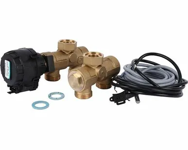 фото Комплект трехходового клапана STOUT для котла + бойлера 3/4 Kvs 4,4 м3/ч SFB-0001-000001