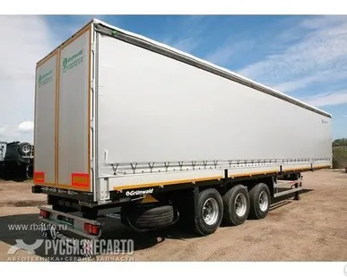 фото Полуприцеп Grunwald 9453-0000010-10 (шторно-бортовой).