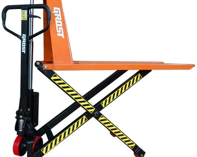 фото Тележка гидравлическая с ножничным подъёмом GROST GT 10-HL80