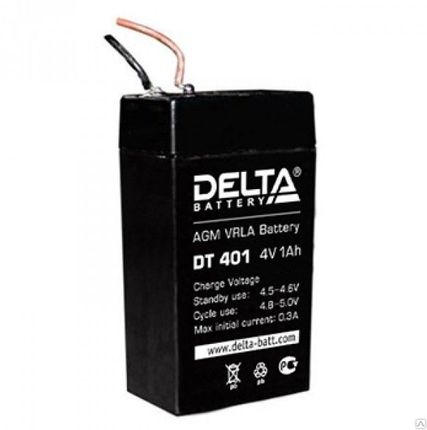 Фото №0 DELTA Аккумуляторная батарея Delta DT 401