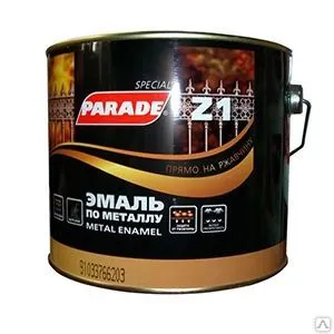 Фото №0 Эмаль по металлу Parade Z1 темно-коричневая гладкая 0,45л Израиль