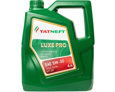 фото Масло моторное синтетическое Татнефть Luxe Pro 5W-30 4 л 5W-30