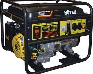 фото Генератор бензо HUTER DY 6500 L