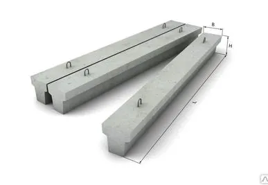 фото Балка фундаментнаяФБ6-29 (5050*520*450)