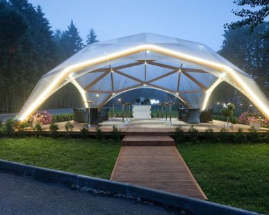 фото Каркасно-тентовые павильоны