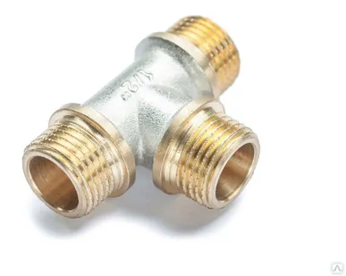 фото Тройник МП для PE-X латунь RM154 Дн 50х1 1/2"х50 ВР пресс Giacomini RM154Y077