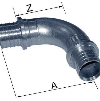 Фото №0 Угольник 90* для труб Твэл-Пэкс SDR11 ДУ63 (нерж.ст.)