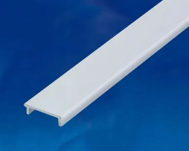 фото Экран для профиля UFE-R03 FROZEN 200 POLYBAG Матовый рассеиватель для алюминиевого профиля, пластик. Длина 200 см. ТМ Uniel.