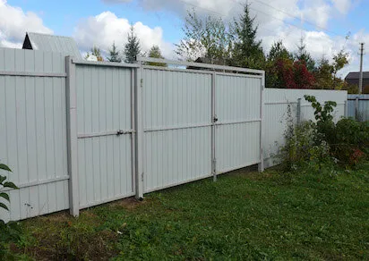 Фото №0 Распашные ворота