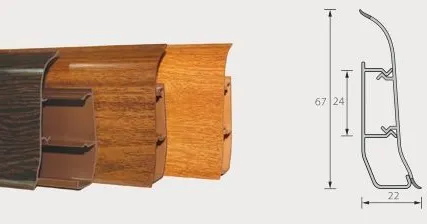 Фото №0 Напольный плинтус IDEAL