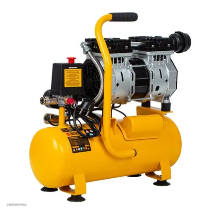 Фото №0 DENZEL Компрессор поршневой DENZEL DLS650/10 безмасляный (220 В, 10 л)
