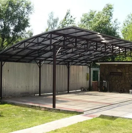 Фото №0 Навес из поликарбоната.