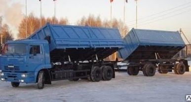 фото Самосвал зерновоз на КамАЗ- 65117