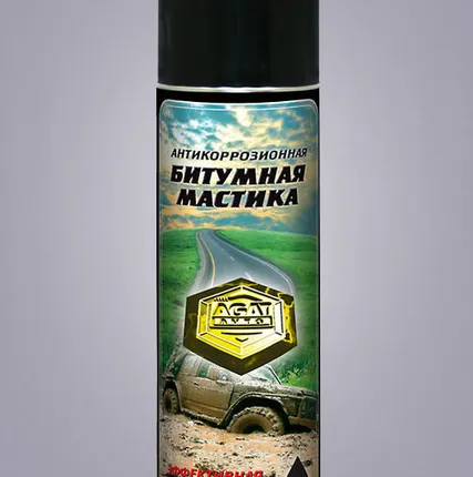 Фото №0 Антикор битумная мастика АГАТ 650мл (азрозоль) (уп.15шт) (шт.)