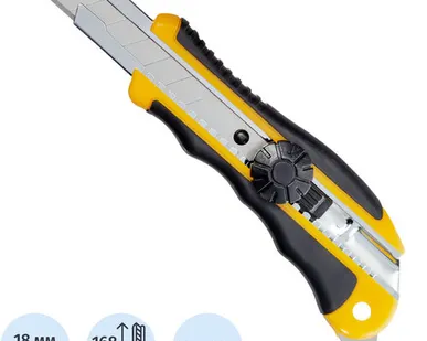 фото Нож универсальный 18 мм Attache Selection  с рез.вставками