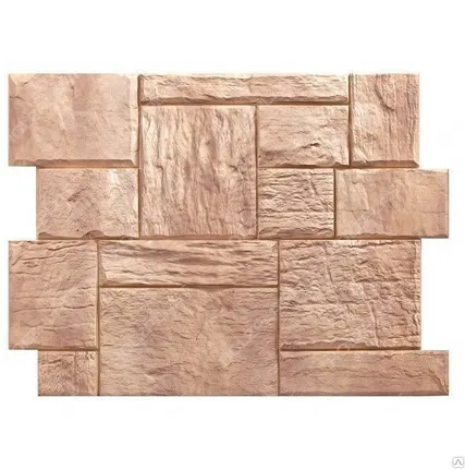 Фото №0 Фасадная панель Holzplast Wandstein Туф, бежевый