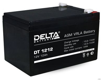 фото Аккумулятоp Delta DT 1212 [ 12В, 12Ач ]