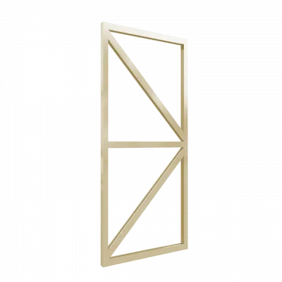 Фото №0 Дополнительная дверь для теплицы ЧЕЛСИ, цвет Слоновая кость (RAL 1015)