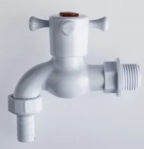 фото Россия Кран водоразборный пластиковый 1/2" НР
