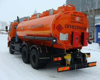 фото Автотопливозаправщик НЕФАЗ 66052-2213-19 на шасси КАМАЗ 65115-19