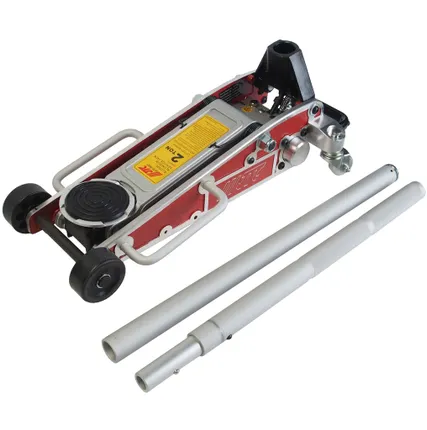 Фото №0 Домкрат подкатной 2т 87-446мм алюминиевый JTC