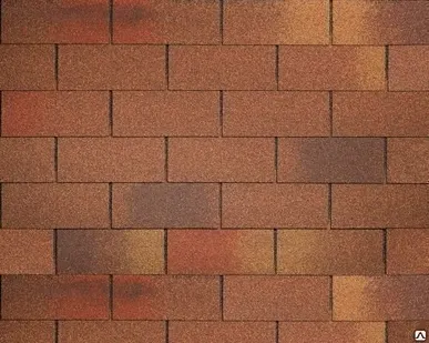 фото Гибкая черепица Shinglas, серия Классик Фламенко, цвет Толедо