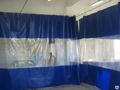 Фото №0 Штора ПВХ с прозрачной вставкой