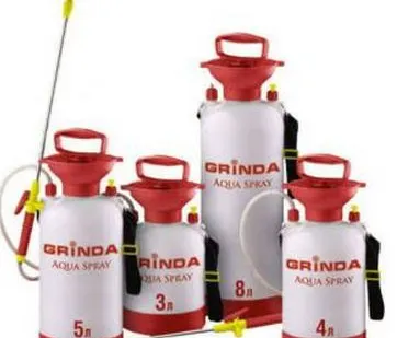 фото Опрыскиватель садовый GRINDA Aqua Spray, алюминиевый удлинитель, 5л