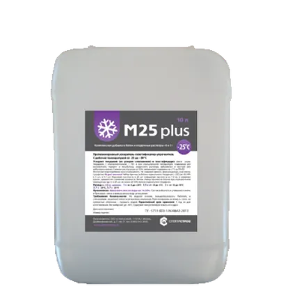 Фото №0 Противоморозная добавка M25Plus (кан 10л)