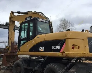 фото Аренда колесного экскаватора Caterpillar M318D, Москва