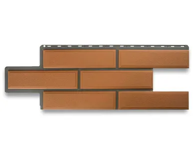 фото Фасадная панель (АП) "КАМЕНЬ Венецианский (персиковый) 1250*450 мм (раб.размер 1000*430)