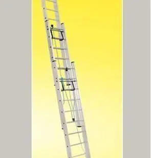фото Лестница профессиональная с канатной тягой 3318, 3х18 ступеней, мах Н=13,1м
