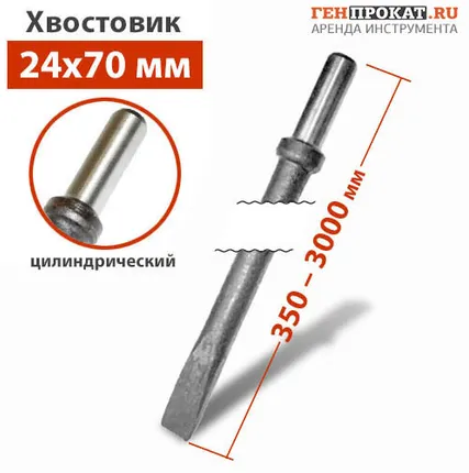 Фото №0 Пика-зубило L-600 (Череповец) для пневматических отбойных молотков