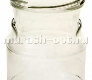 фото Банка стеклянная "Горшочек" 0,25л винтовая горловина 1-66 (40)