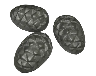 фото Камень для банной печи чугун `Кедровая шишка`КЧО-1 (Рубцовск) д.68х98 мм