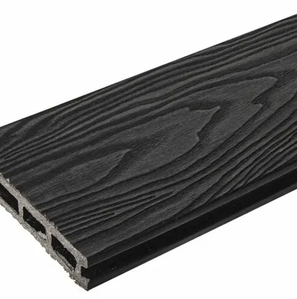 Фото №0 Террасная доска TalverWood 3Dmicro (текстура дерева), Антрацит 25×150х3000 мм