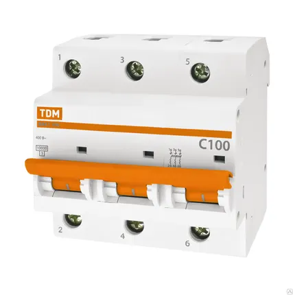 Фото №0 Автоматический выключатель ВА 47-29 4,5 кА характеристика С 10А 3П