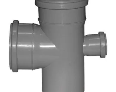 фото Канализационная Крестовина 2- х плоск.лев. ПОЛИТРОН 110/110/110/50 87 град.