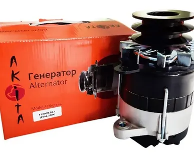 фото Генератор 2 ручья 24 В/28V на трактор МТЗ Д243, Д245, Д-260 Г1000В.08.1 (Г998.3701), 1000 Вт, AKITA