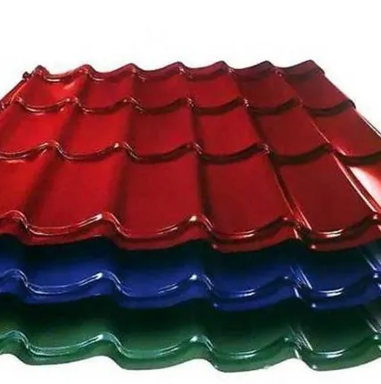 Фото №0 Металлочерепица МП Монтеррей с полимерным покрытием т. 0,45мм