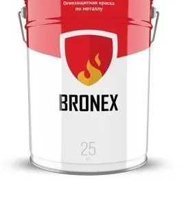 фото Краска огнезащитная по металлу BRONEX