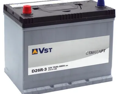 фото Аккумулятор VST Стандарт Азия D26R-3 75 Ач п.п.