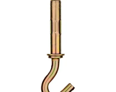 фото Болт анкерный с крюком, 10 x 60 мм, 40 шт, желтопассивированный, ЗУБР Профессионал