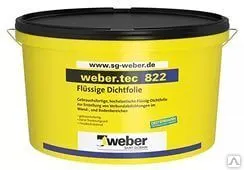 фото Мастика гидроизоляционная полимерная WEBER.tec 822 25 кг