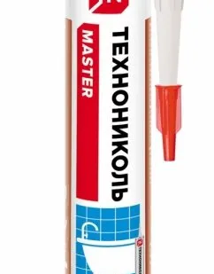 фото Герметик ТЕХНОНИКОЛЬ универсальный санитарный силикон, бесцветный