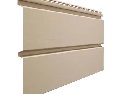 фото Сайдинг Docke Брус D6S Крем-брюле Деке Premium виниловый